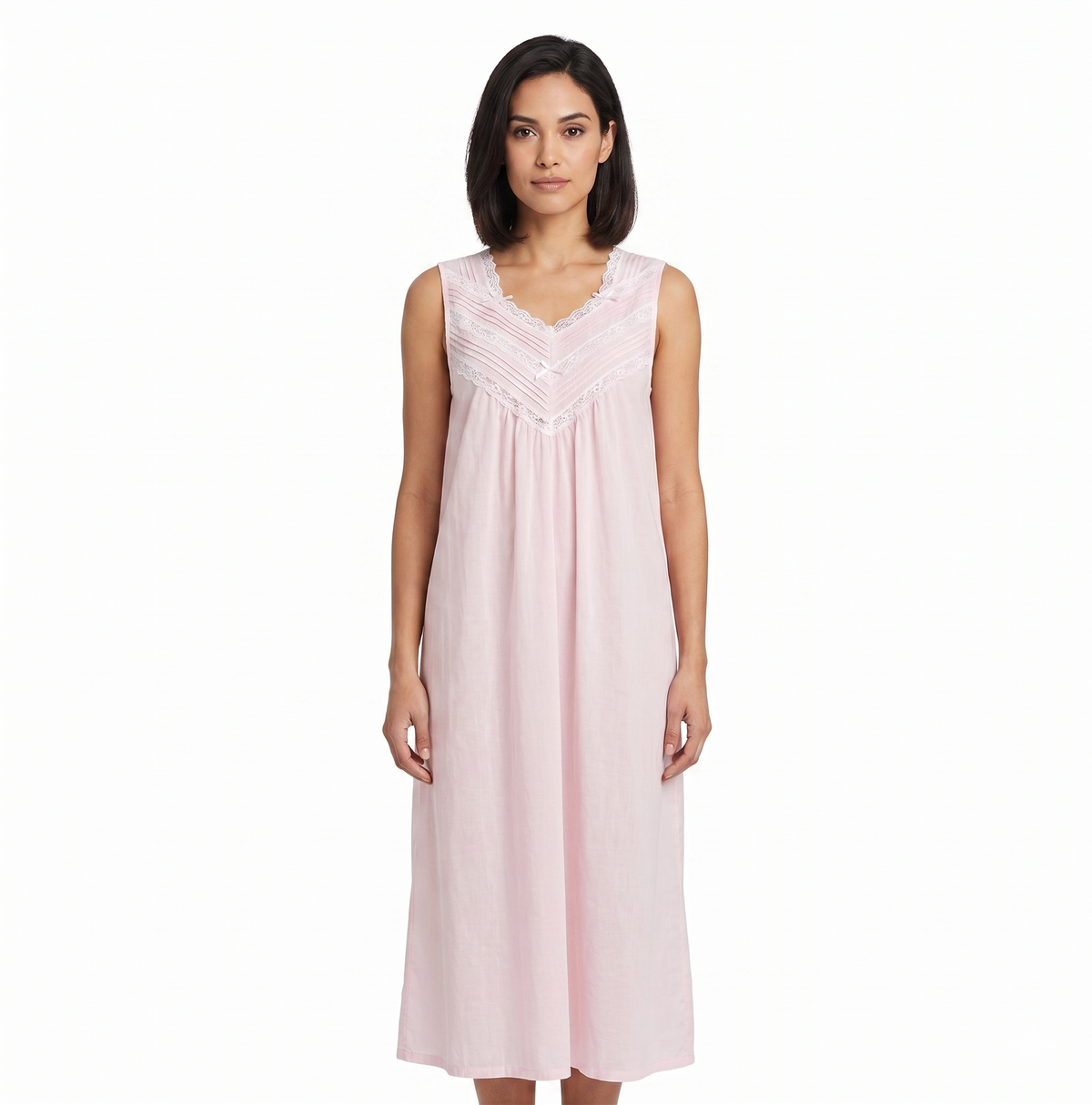 Long half-sleeved nightgown from COTTON REAL - WILMA
