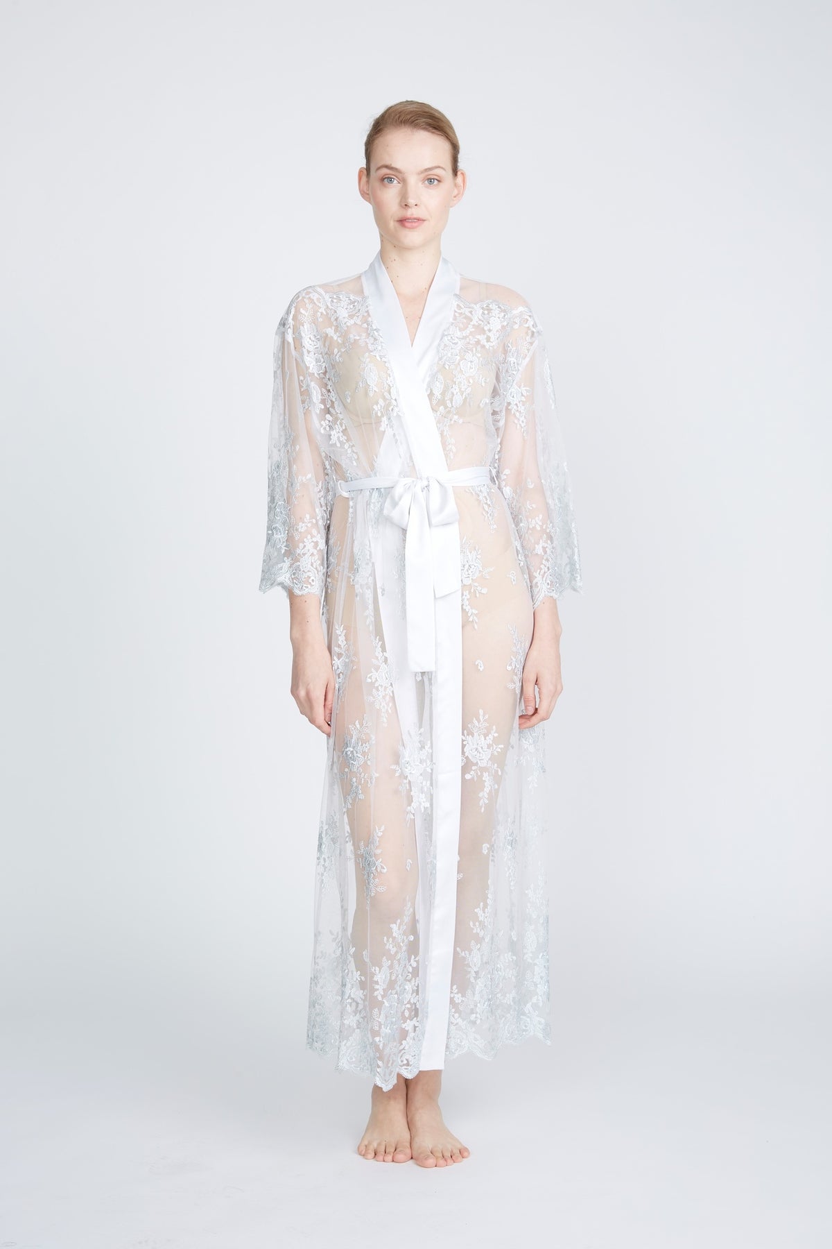 Long Lace Robe from RYA collection - 220N