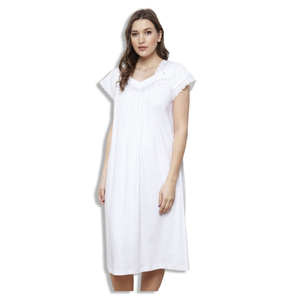 Long nightgown from COTTON REAL - WAVA