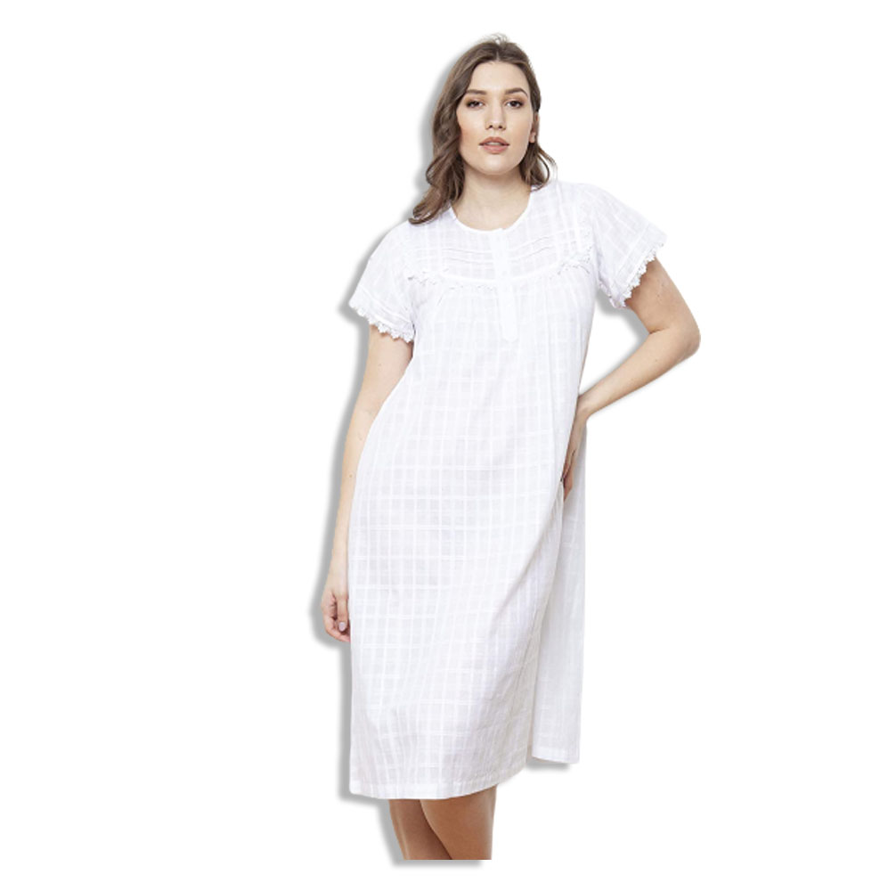 Soft long nightgown from COTTON REAL - INGRID1