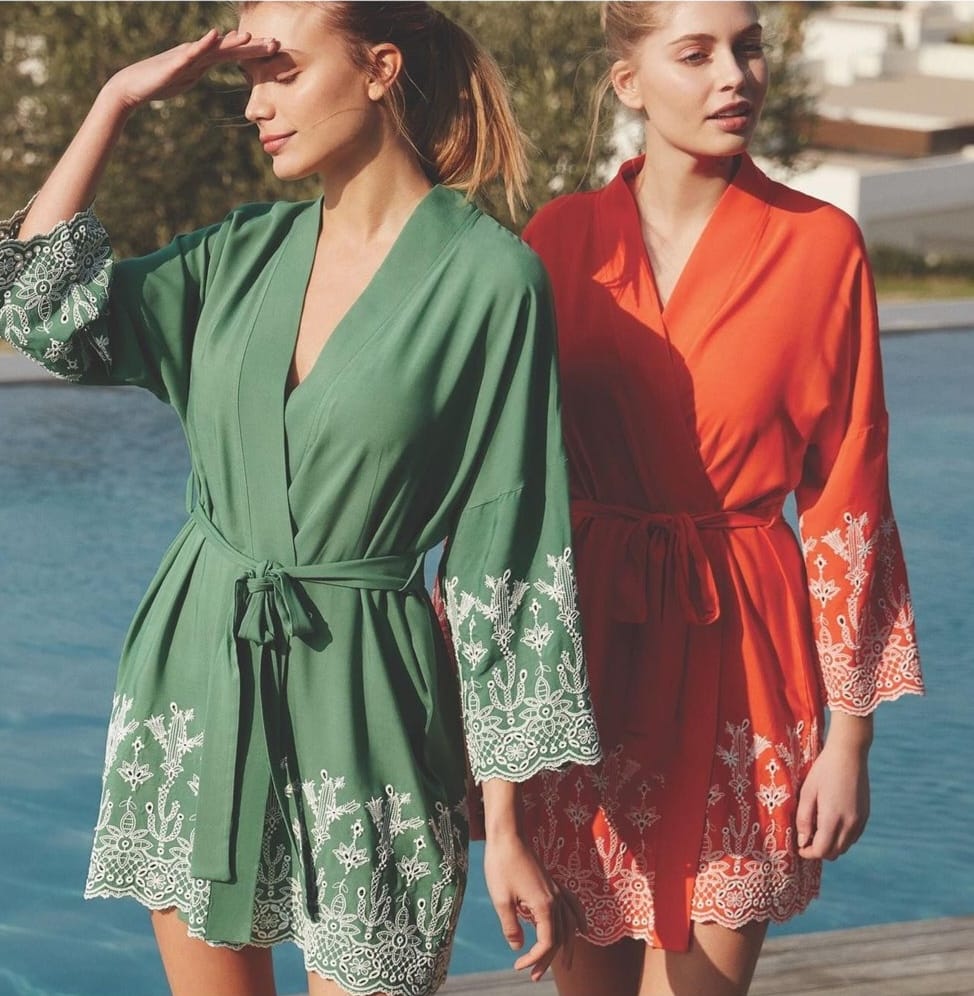 Feyza Short Robe - 3440N