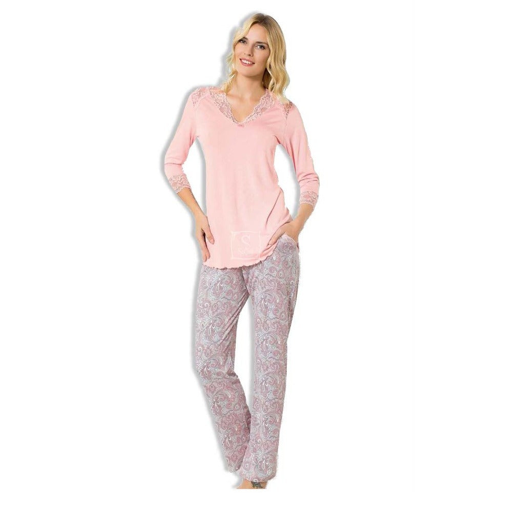 Mariposa Long Pajama - 8404