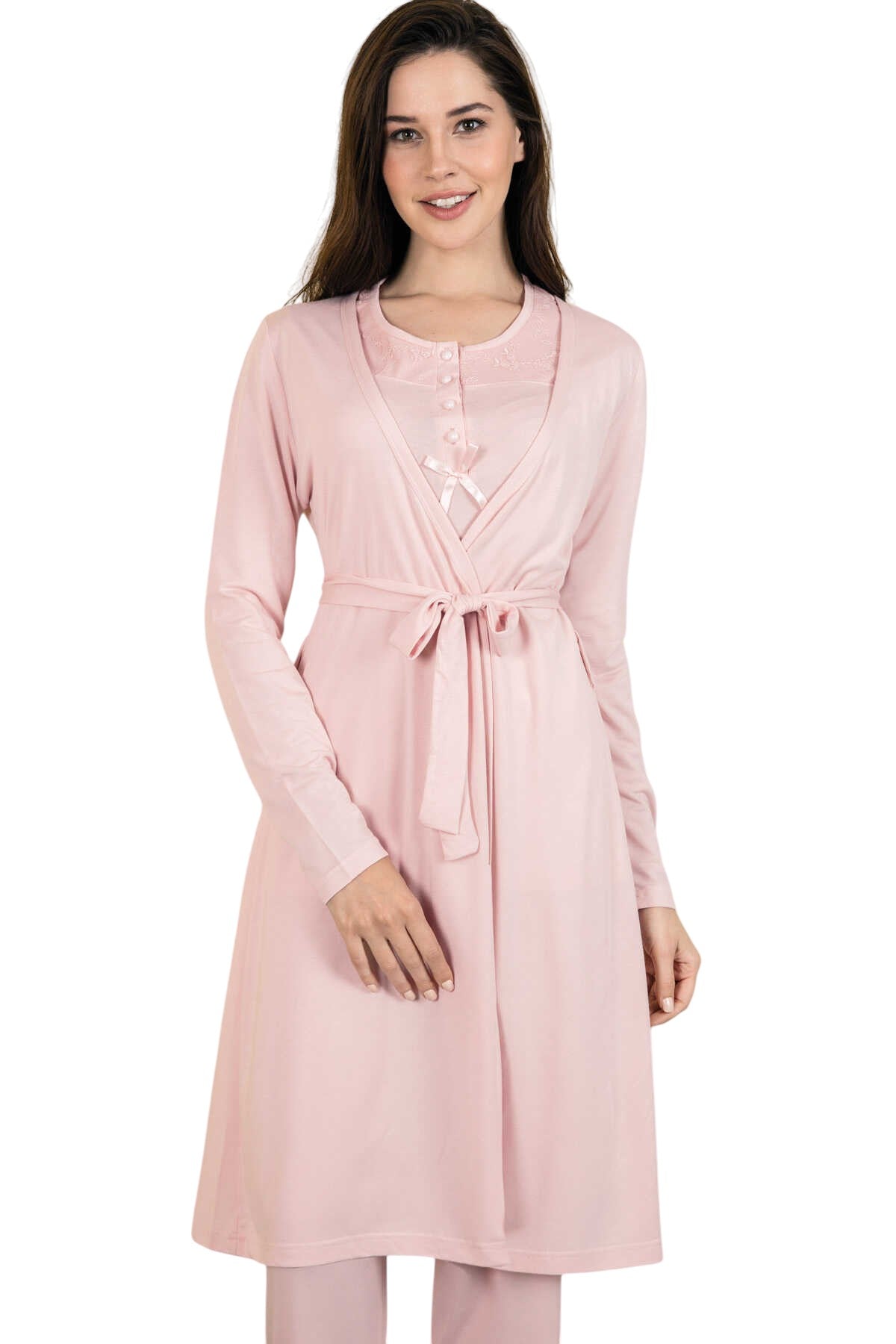 Yeni Inci Three Piece Pajama Set - BPJ170